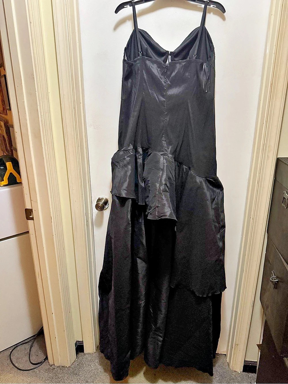 Fashion Nova Blurred Memories Embellished Maxi Gown Black Size 2X NWT